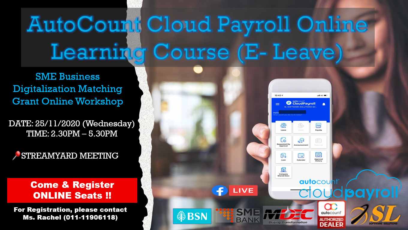AutoCount Cloud Payroll Online Learning Course (E-leave)