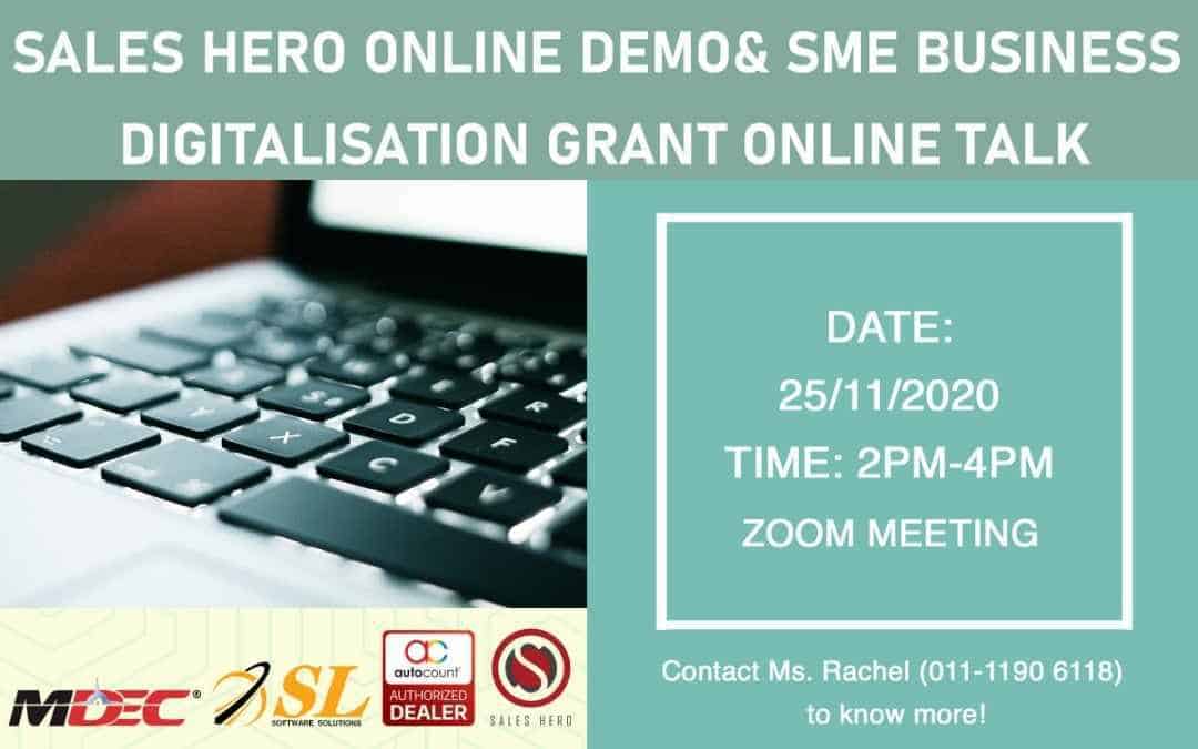 Sales Hero Online Demo and SME