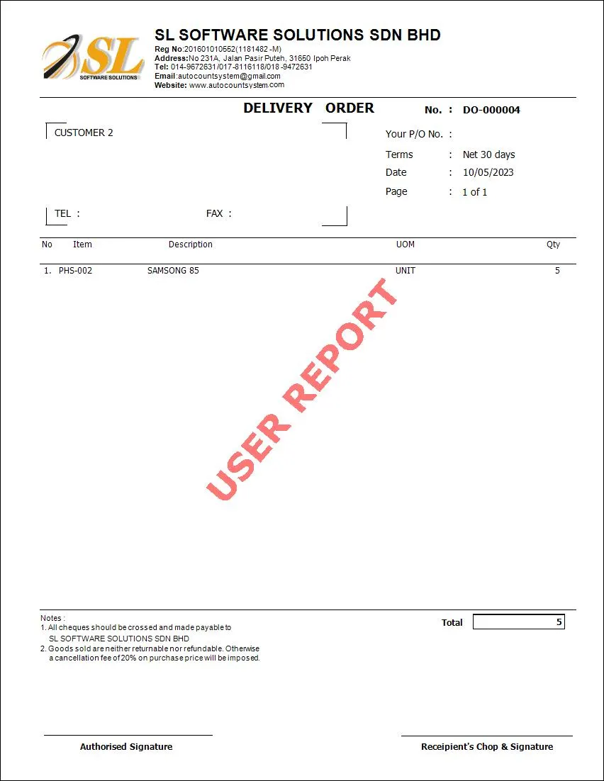 1.Delivery Order User