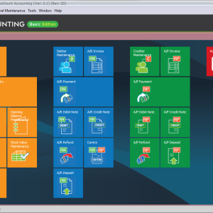 AutoCount Home Screen