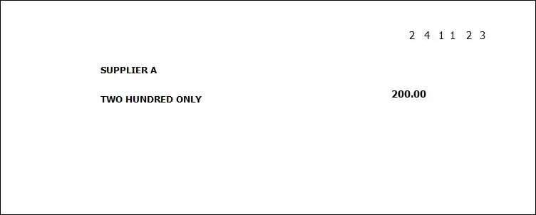 AutoCount Payment Voucher Multiple cheques