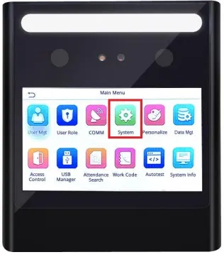 AutoCount HRMS: System menu