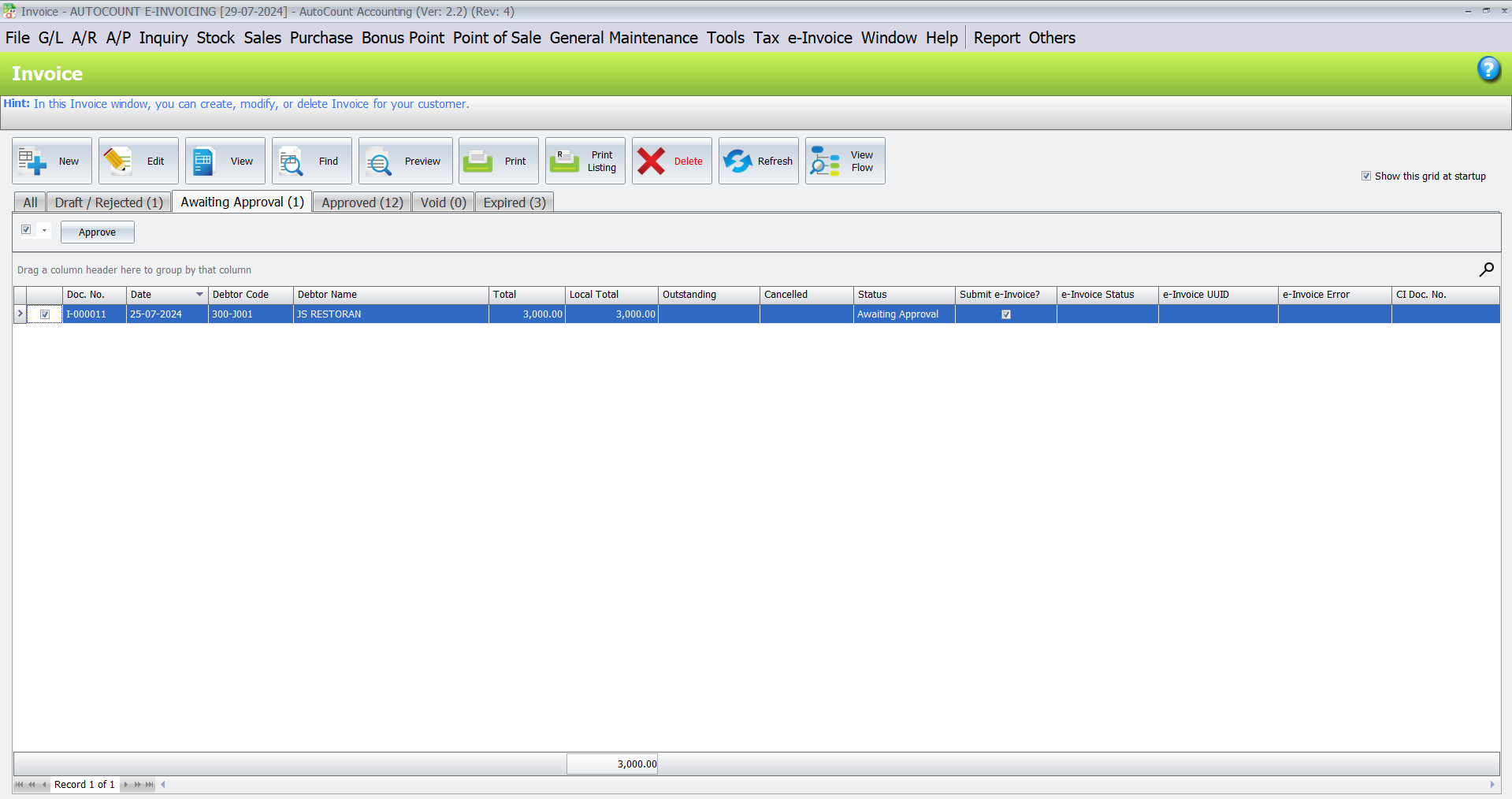 Support Batch Approval With Multi-Select