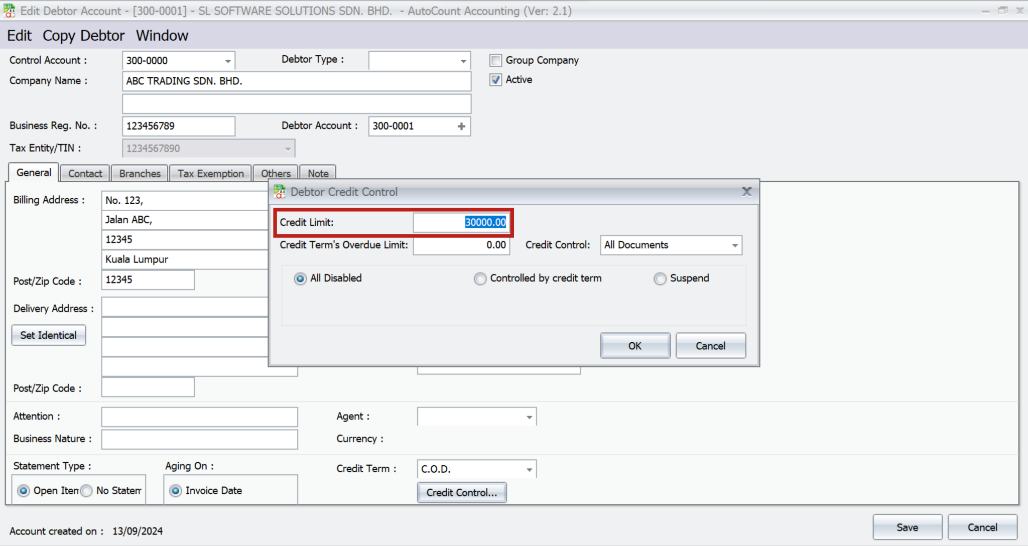 AutoCount Advanced Credit Control | AutoCount Accounting