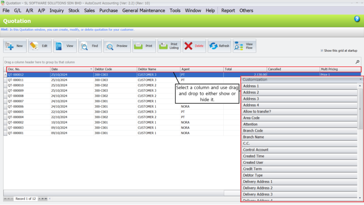 AutoCount Layout Customization | AutoCount Accounting