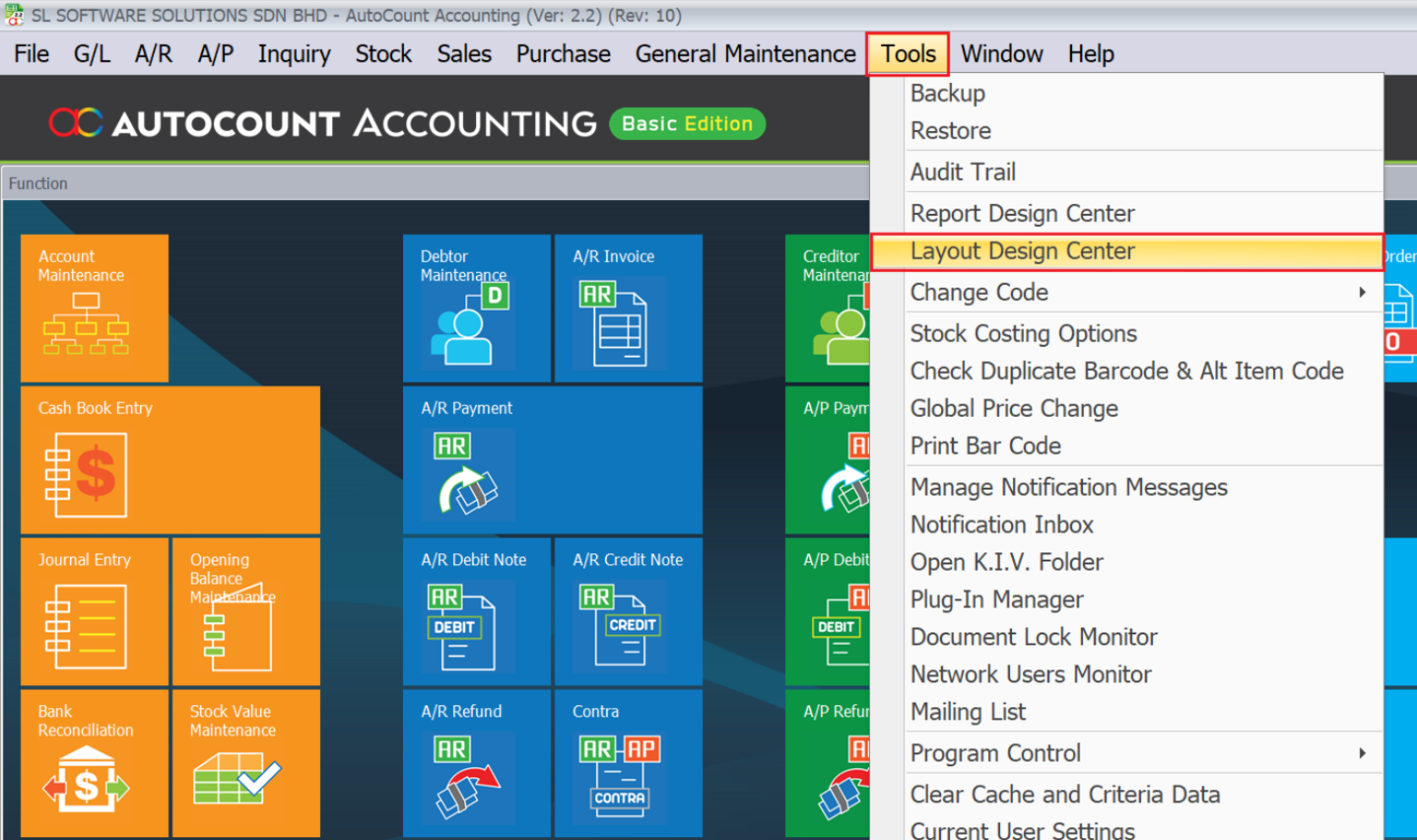 AutoCount Layout Customization | AutoCount Accounting
