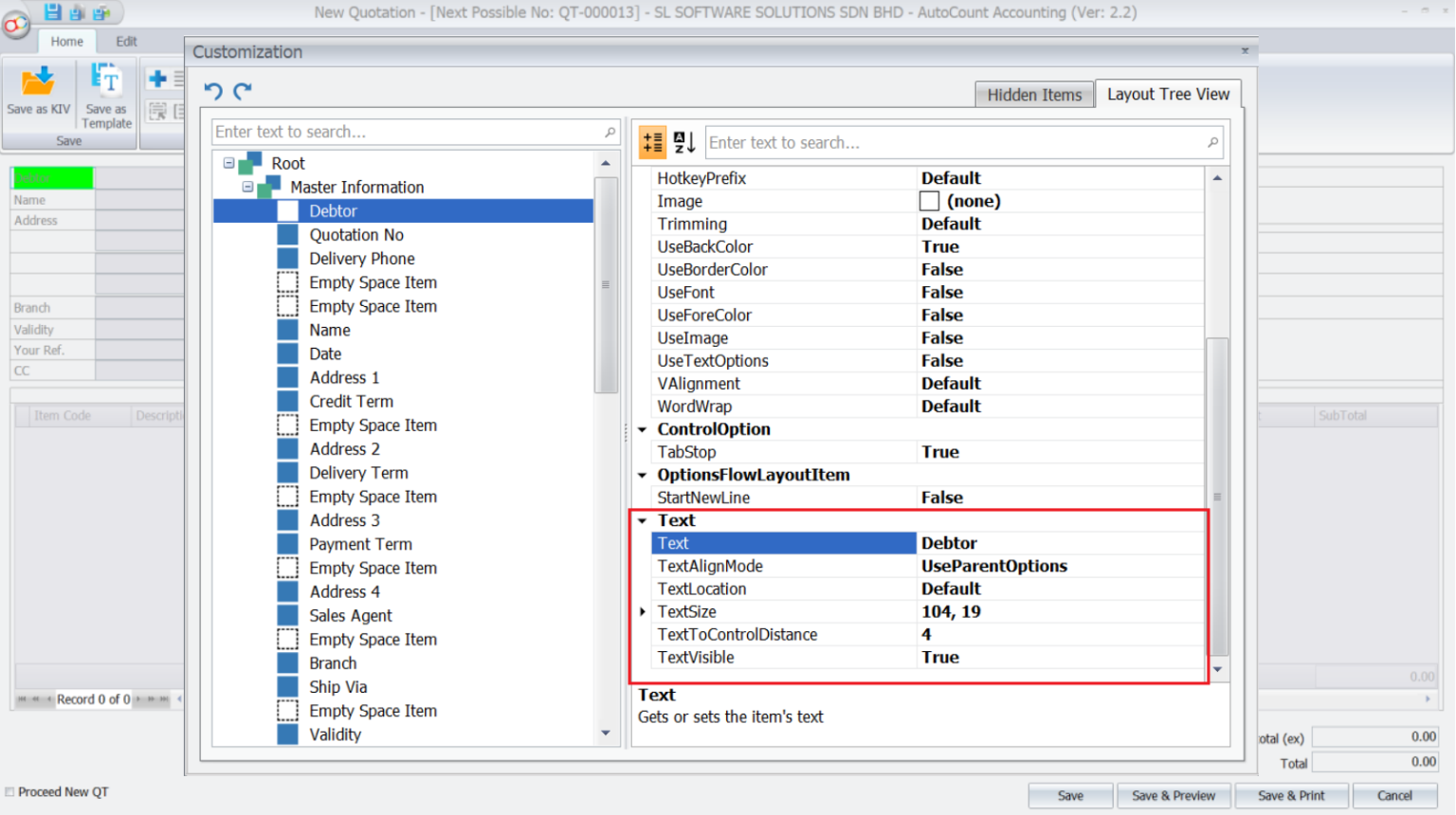 AutoCount Layout Customization | AutoCount Accounting
