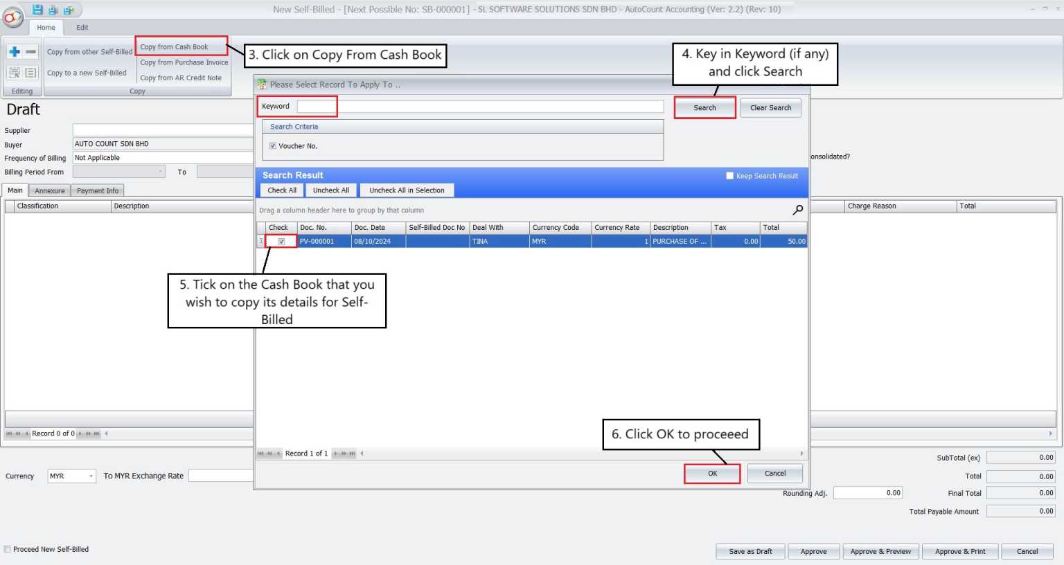 How to Use AutoCount Accounting for LHDN e-Invoice