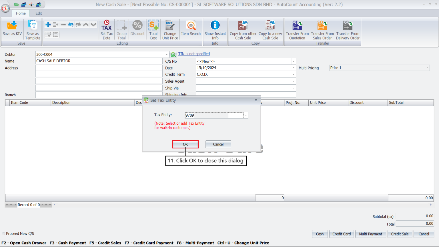 How to Use AutoCount Accounting for LHDN e-Invoice