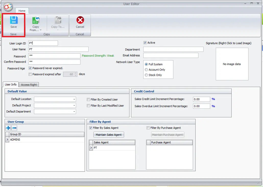 AutoCount Filter by Salesman Module: Filter for spesific agent 2
