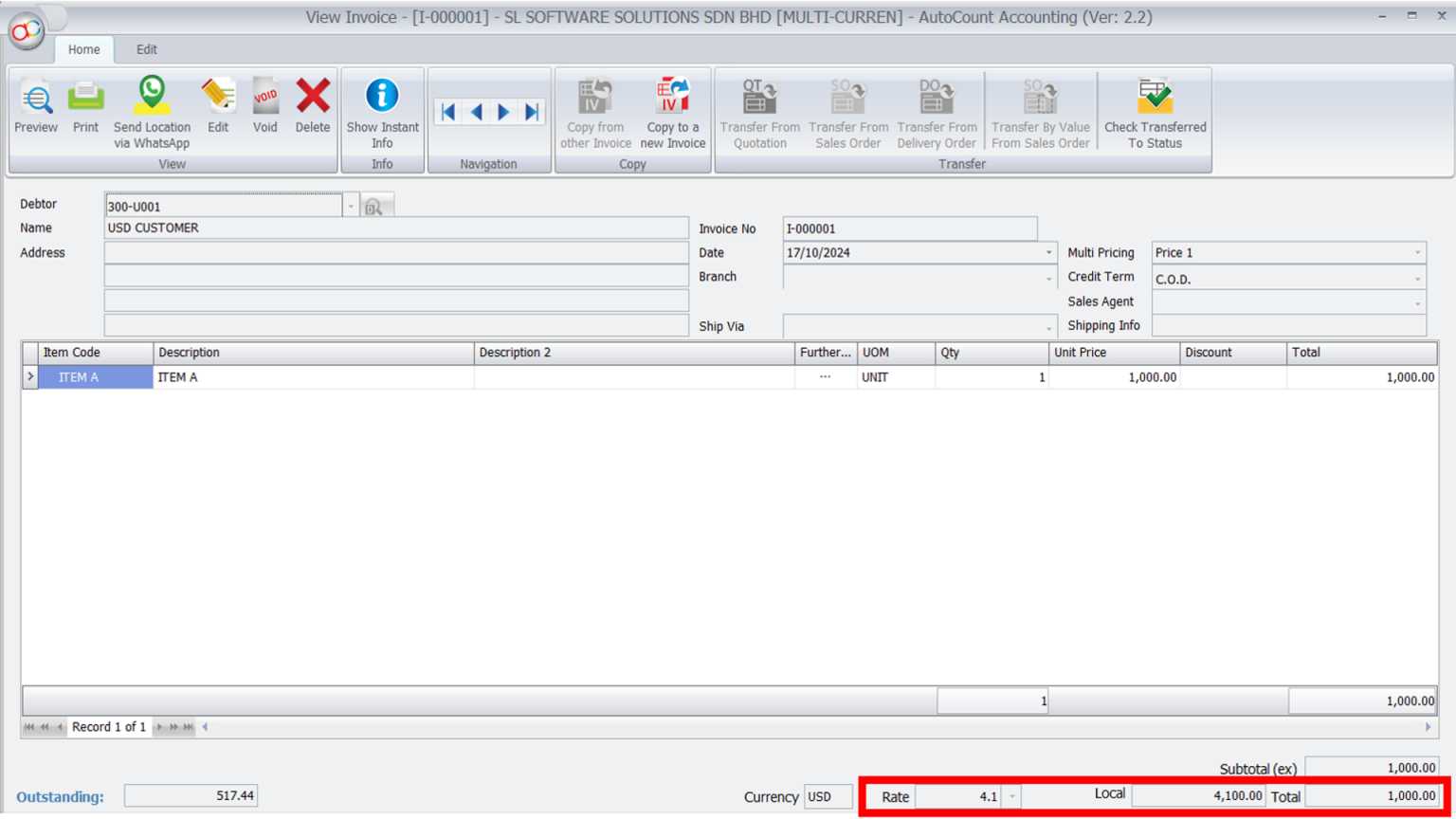 AutoCount Multi-Currency Module | AutoCount Software