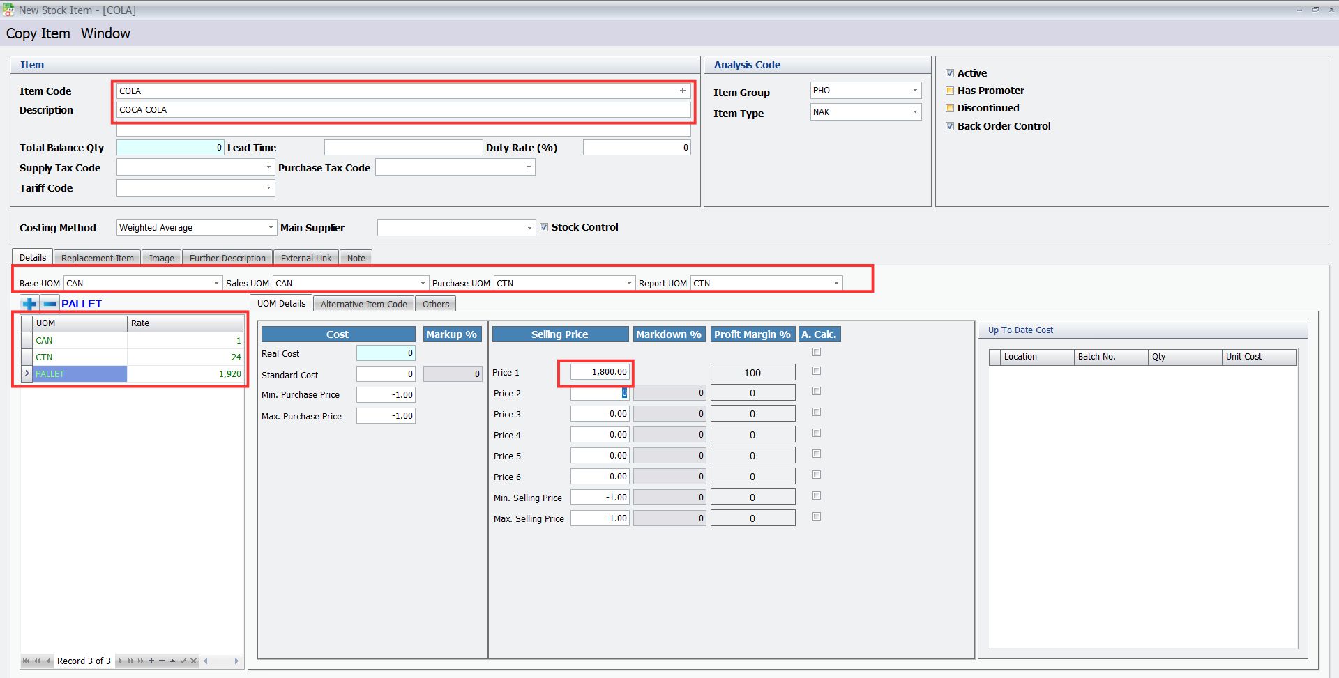 AutoCount Basic Multi-UOM: Setup 4