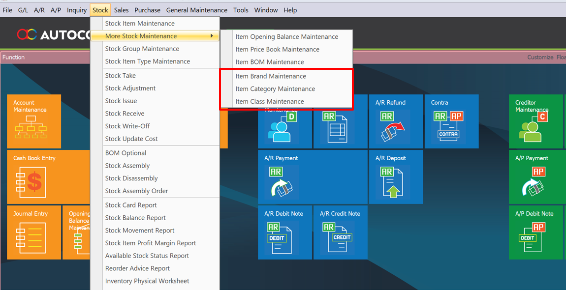 AutoCount Advanced Item Module | AutoCount Software