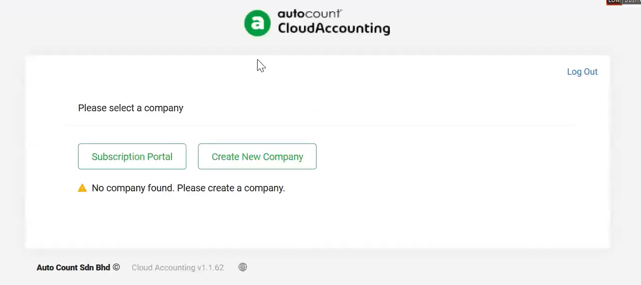 Subscribe & Create Account Book | AutoCount Cloud Accounting