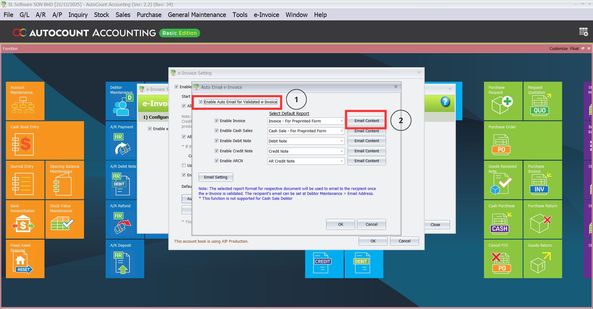 Autocount-Auto email for validate e-invoice 2