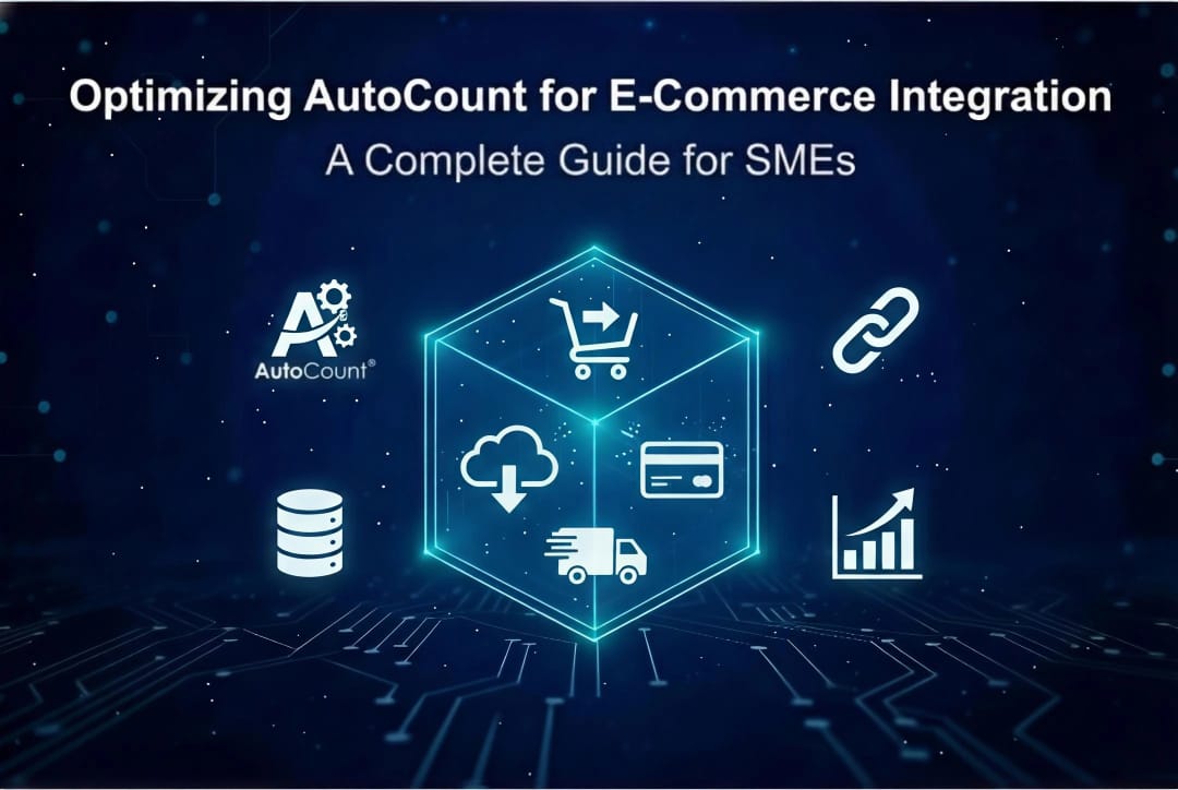 AutoCount e-commerce integration dashboard for Malaysian warehouse and online orders