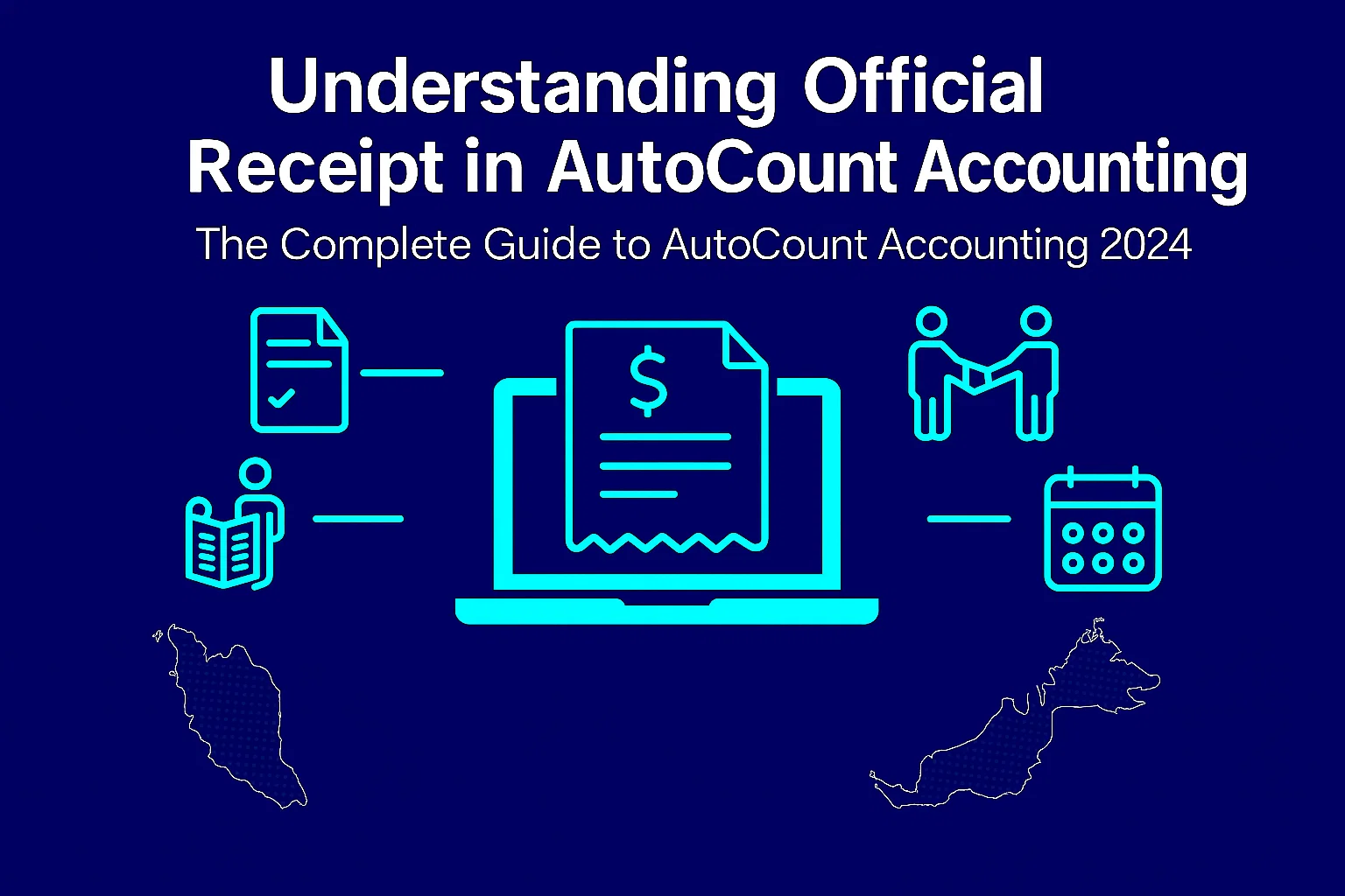 Official receipt guide in AutoCount Accounting for 2024.