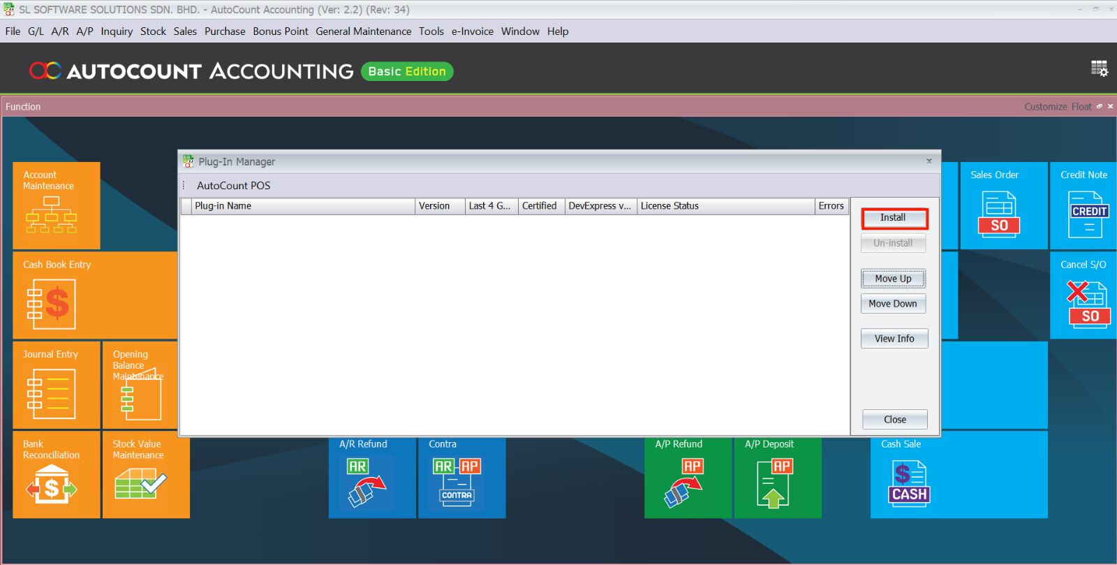 Bill Remark install 2