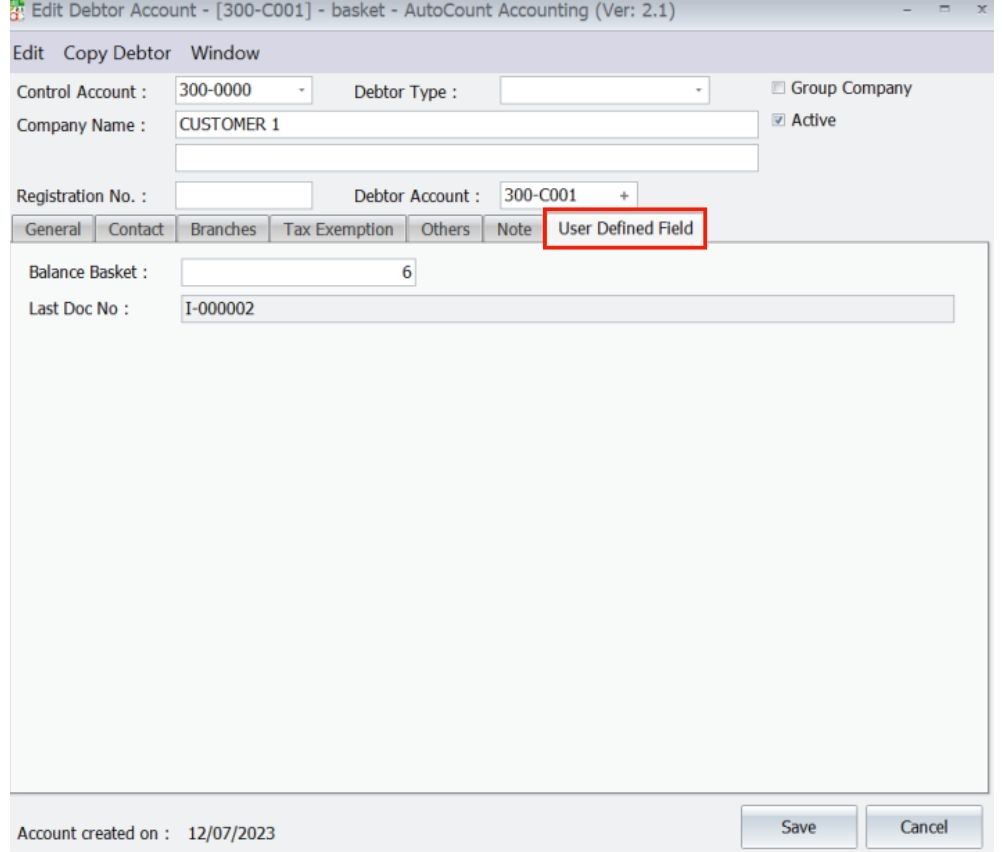 Debtor Maintenance 2