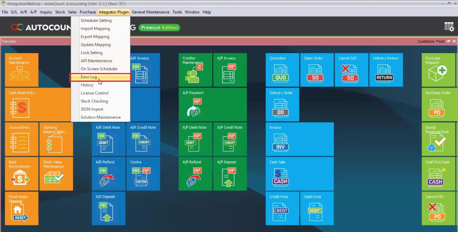 Integrator Plugin install 6.0