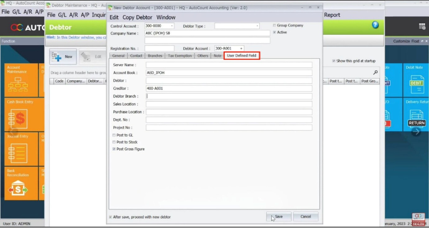 Intercompany HQ Debtor 2
