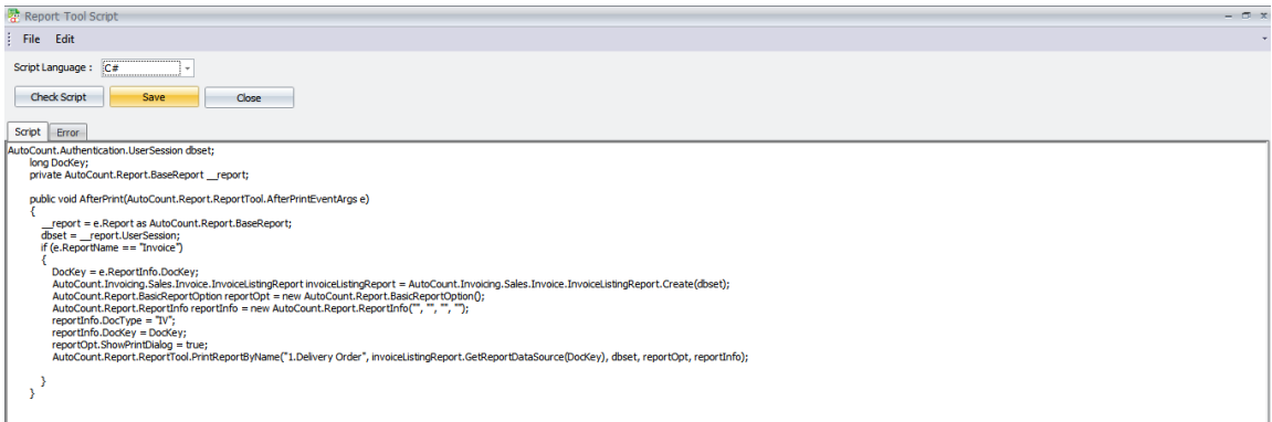 Print Invoice Twice 2