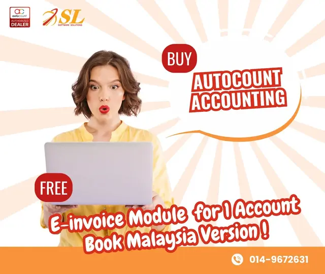 AutoCount - free e-invoice module for 1 account book