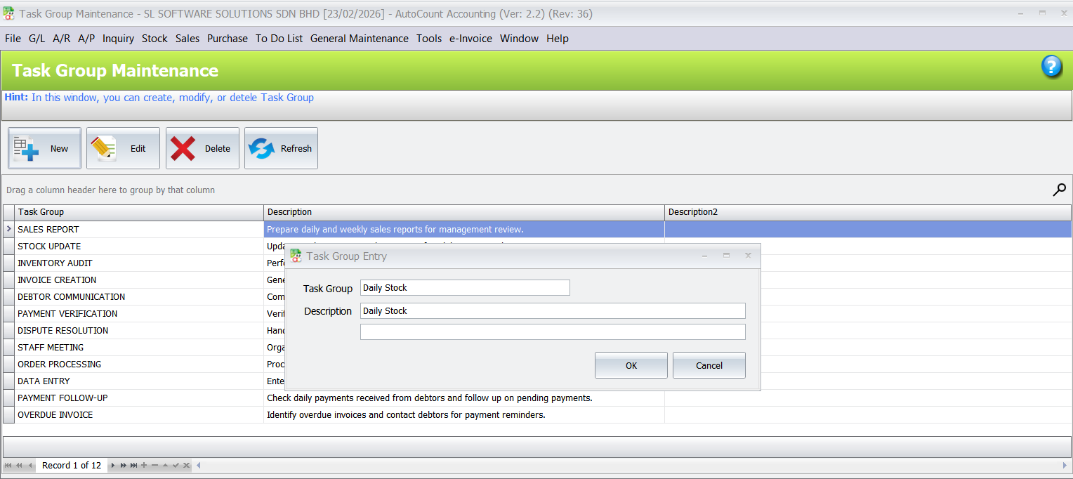 SME accounting workflow