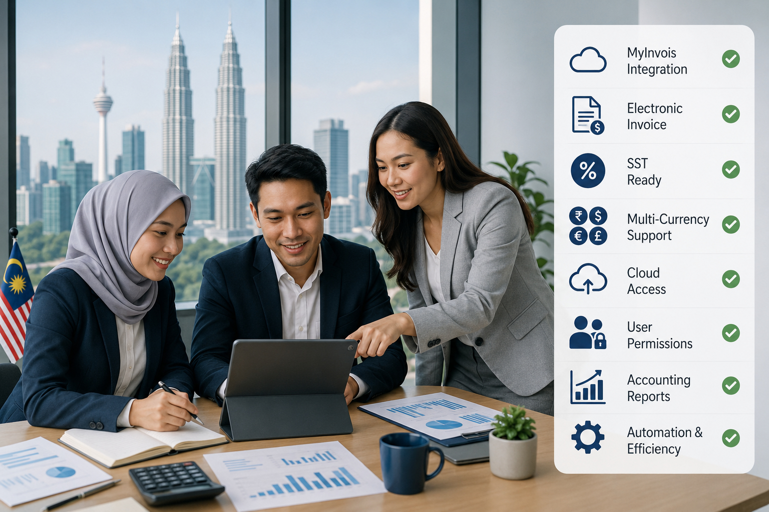Features to check when choosing e-Invoice software in Malaysia
